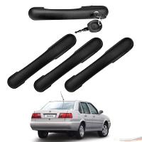 Kit 4 Maçanetas Externas Preto Santana G2 98 a 06 4 Portas - 1