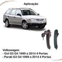 Kit 4 Maçanetas Externas Snake Key Gol Parati 99 a 14 4 Ptas - 2