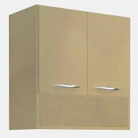 Armário Aéreo Duas Portas Com Nicho Natural Em Mdf - 1