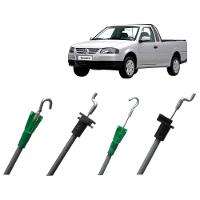 Par Cabo Comando Aciona Fechadura Dianteira Saveiro 05 A 09 - 1