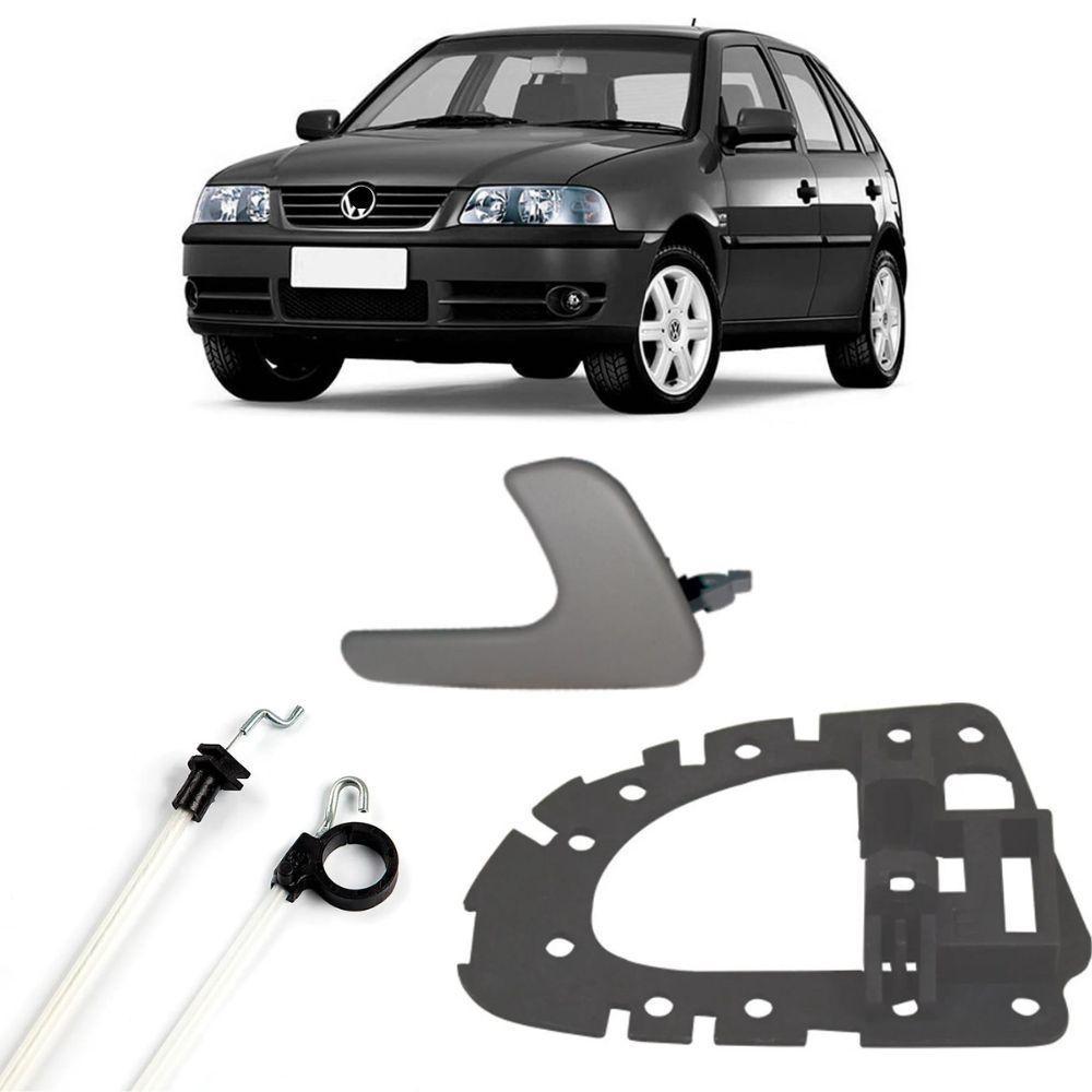 Kit Cabo Aciona Suporte E Fechadura Port Diant Dir Gol G3 - 1