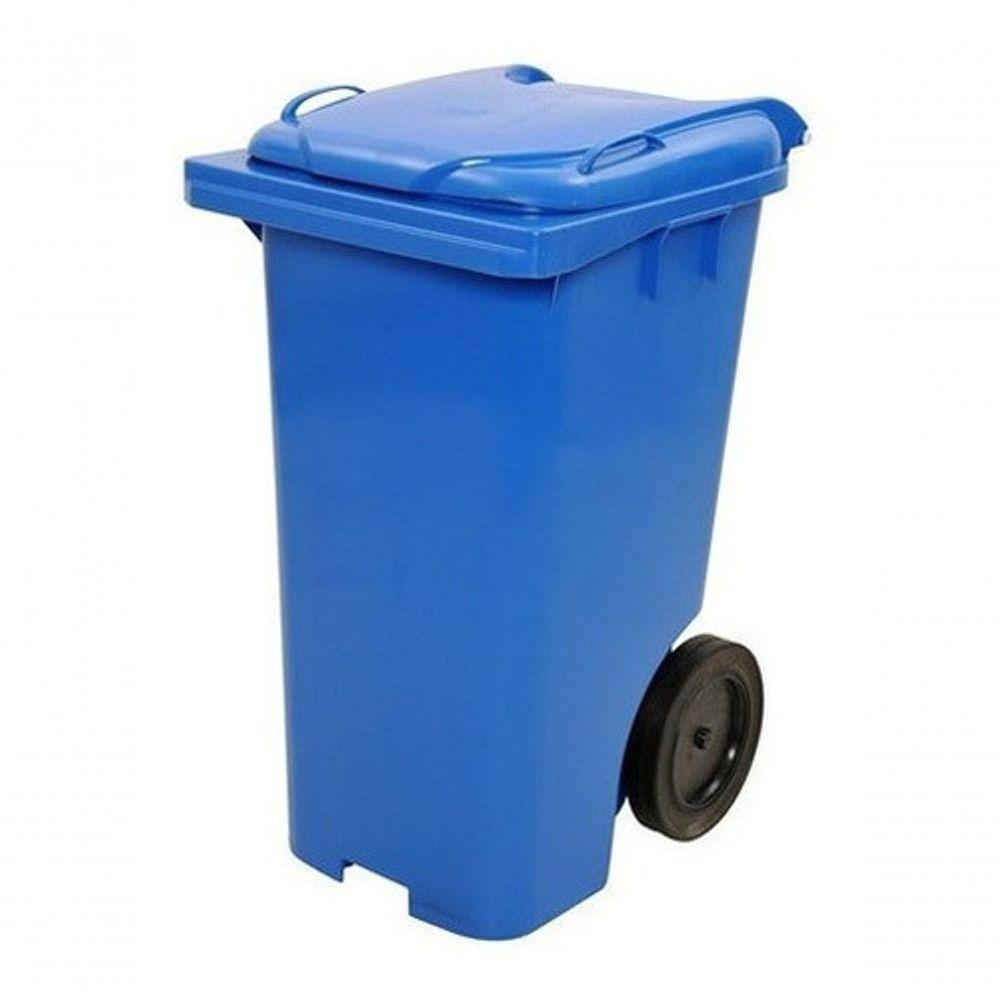 Contêiner De Lixo Com Rodas 240 Litros Rua-Condomínio-Casa - 1