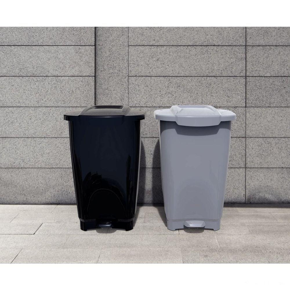 Lixeira Tramontina T-force 100 L Cinza Sem Rodas Tramontina - 2