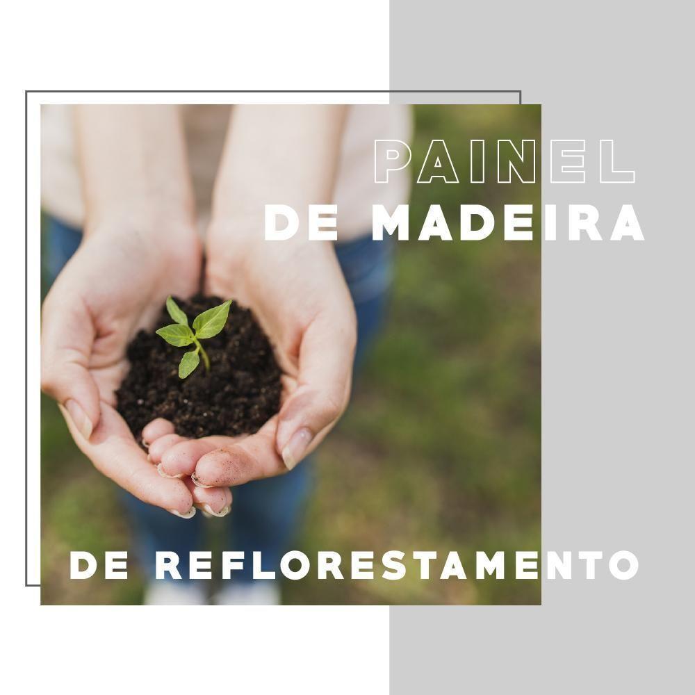 Armário Cozinha Completa Arizona Plus Carvalho Com Preto Carraro - 2