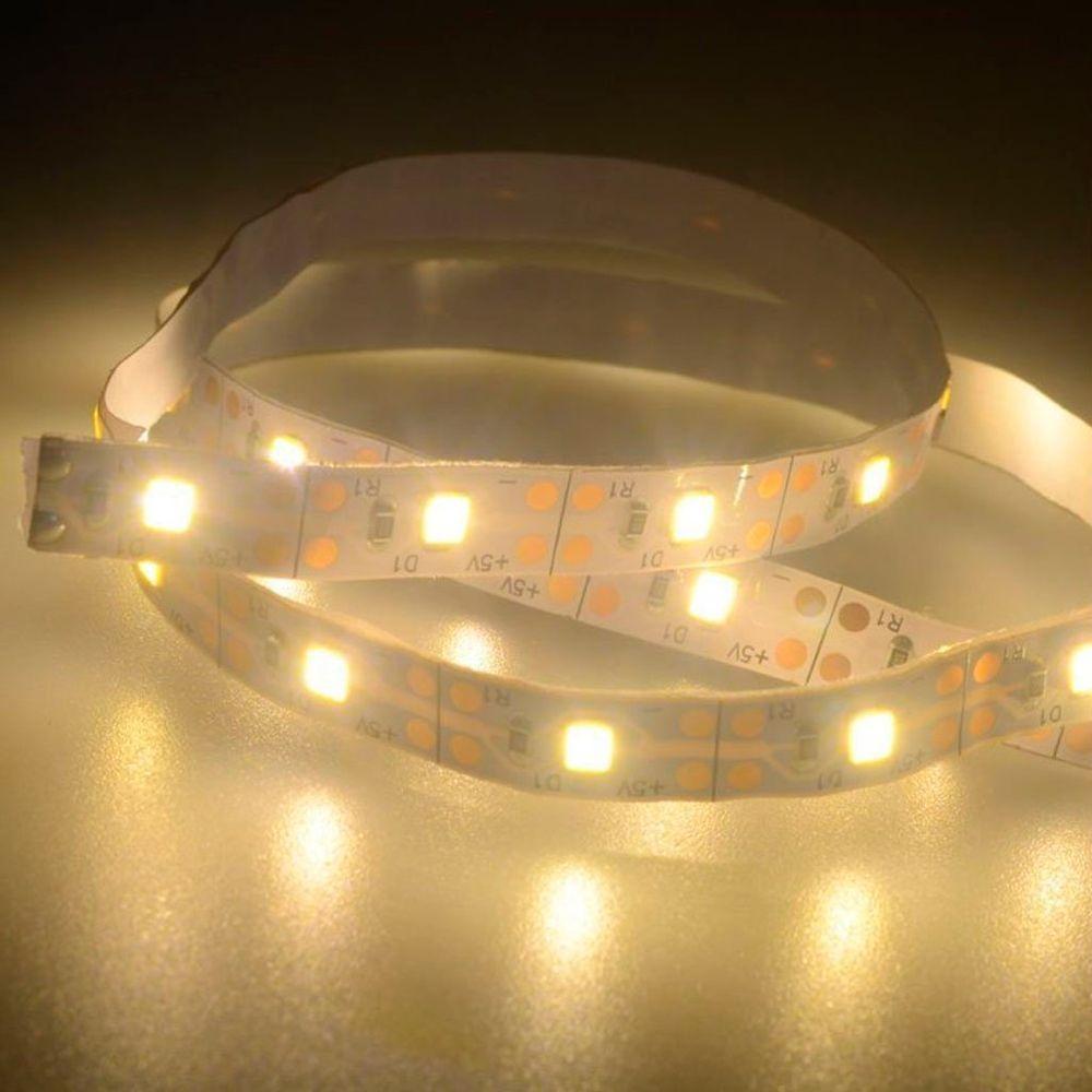 Fio Fita Led Luz Amarela 120 Lâmpadas Led 2m à Pilha - 3