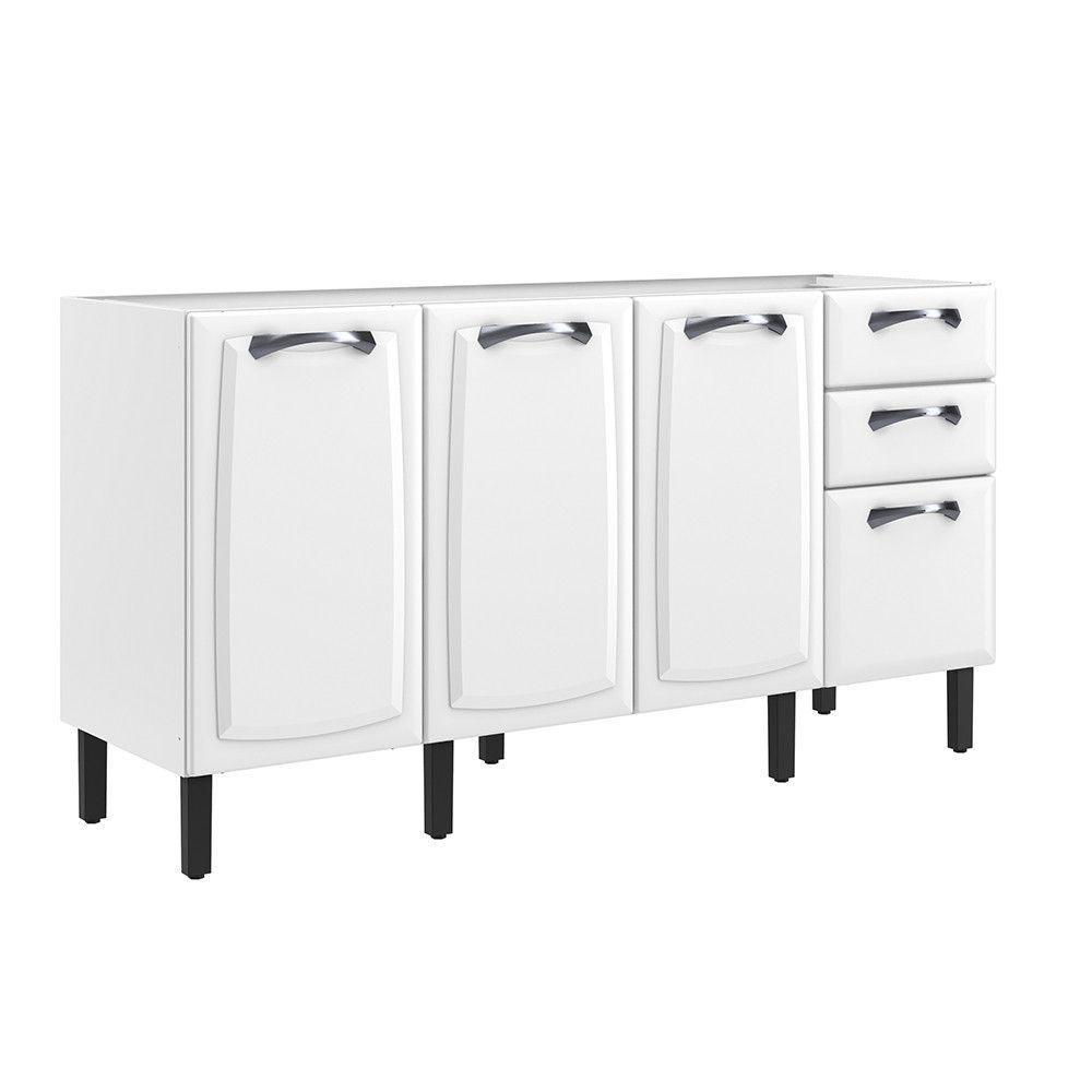 Balcao Itatiaia New Premium 4 Portas 2 Gavetas Branco - 1