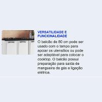 Balcao Itatiaia New Premium 4 Portas 2 Gavetas Branco - 5