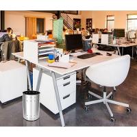 Lixeira Telada Aço Inox 13L Para Casa Ou Escritório Inox - 5