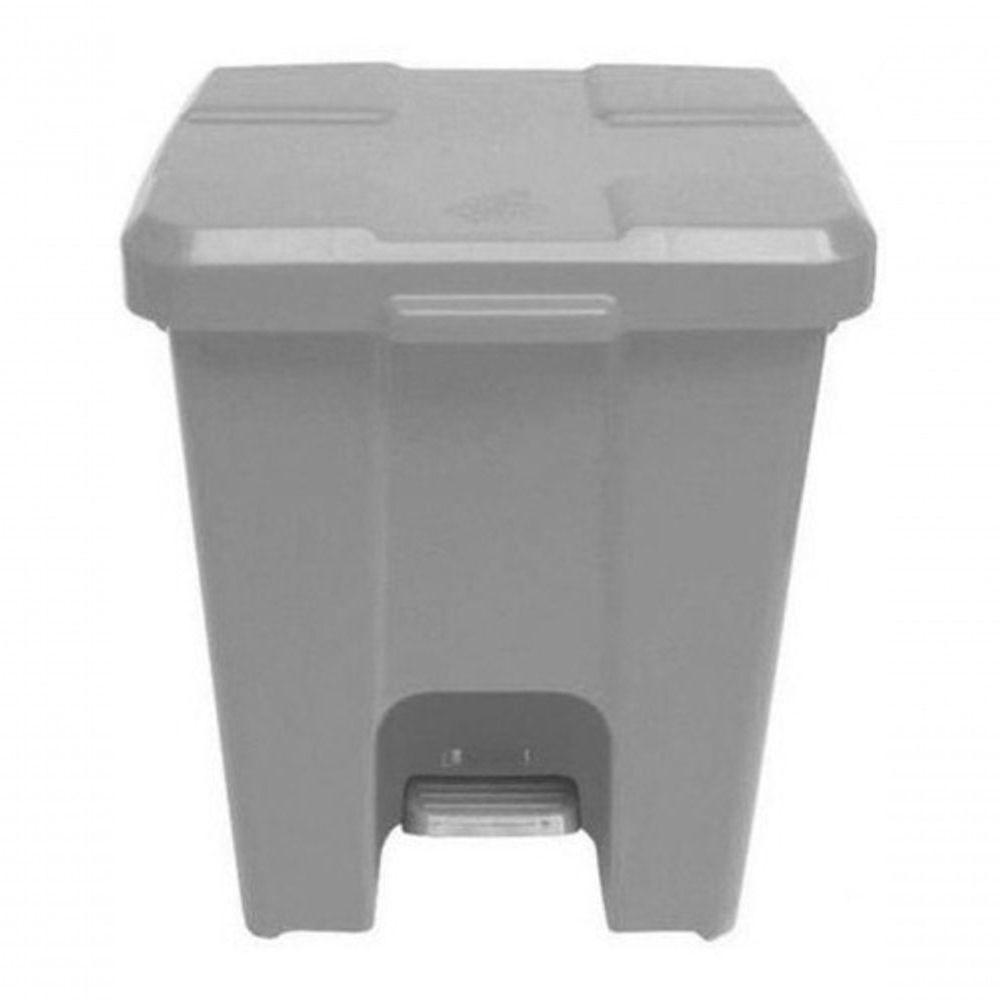 Kit Com 11 Lixeira Plástica 30 Litros Com Pedal Branco - 2