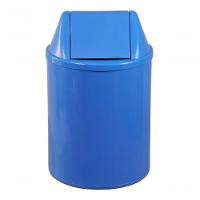 Lixeira Plástica Com Tampa Vai-Vem 50 Litros Vermelho - 2