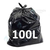 Saco De Lixo 100L Reforçado 100un 0,10 Preto - 1