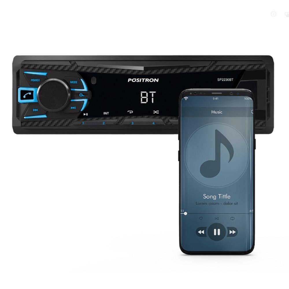 Som Automotivo Positron Sp2230 Bt C/Bluetooth/Entrada Usb - 2