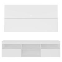 Rack Com Painel Para Tv Até 65´´ Flórida Fg3059 Branco - 9