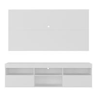 Rack Com Painel Tv 65" Holanda Br3059 Branco - 2