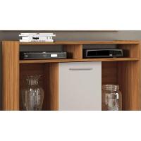 Rack Para Tv Até 43'' Combo Show Com Pés Notável Freijo Trend Com Off White - 3