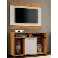 Rack Para Tv Até 43'' Combo Show Com Pés Notável Freijo Trend Com Off White - 4