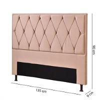 Cabeceira Js Irlanda Solteiro 140 Cm 78140 Rose - 3