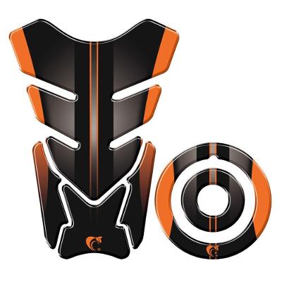 Adesivo Protetor Tanque E Bocal Moto Yamaha Laranja