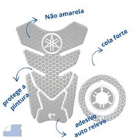 Adesivo Protetor Tanque E Bocal Moto Yamaha Racing Vermelho - 5