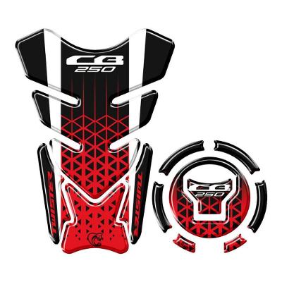 Kit Protetor Tanque Adesivo Moto Honda Twister Ano 2022/23 Vermelho