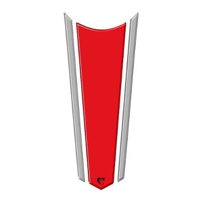 Adesivo Faixa Gravata Resinado Tanque Moto Vermelho Vermelho