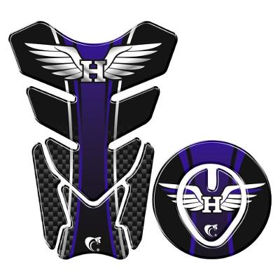 Protetor Tanque E Bocal Adesivo Moto Honda Asa Até 2017 Azul Azul