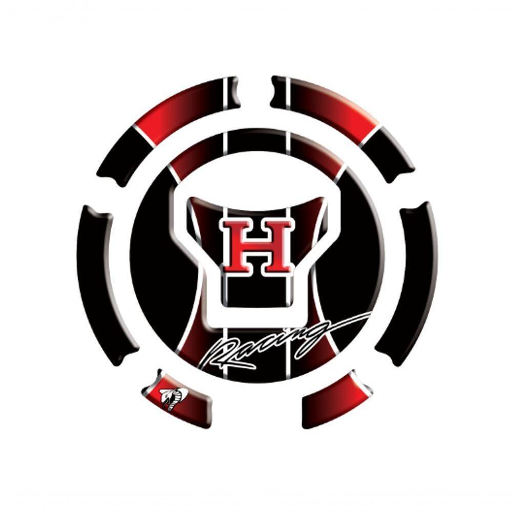 Adesivo Bocal Cb Twister Cg Titan / Fan / Start 160 +2018 Racing Vermelho Vermelho - 1