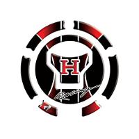 Adesivo Bocal Cb Twister Cg Titan / Fan / Start 160 +2018 Racing Vermelho Vermelho - 1