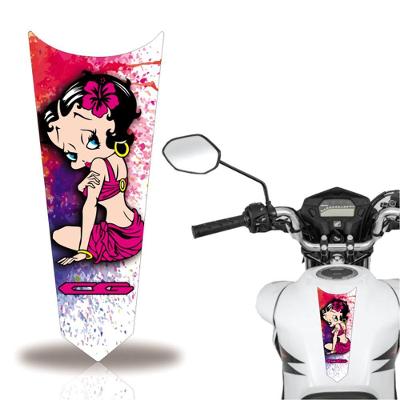 Adesivo Faixa Gravata Tanque Moto Cg 160 150 Titan Fan Rosa Menina