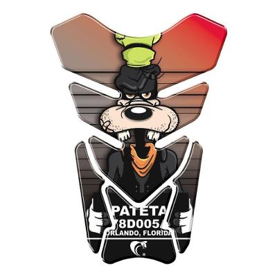 Protetor De Tanque Adesivo Moto Honda Yamaha Suzuki Pateta Vermelho