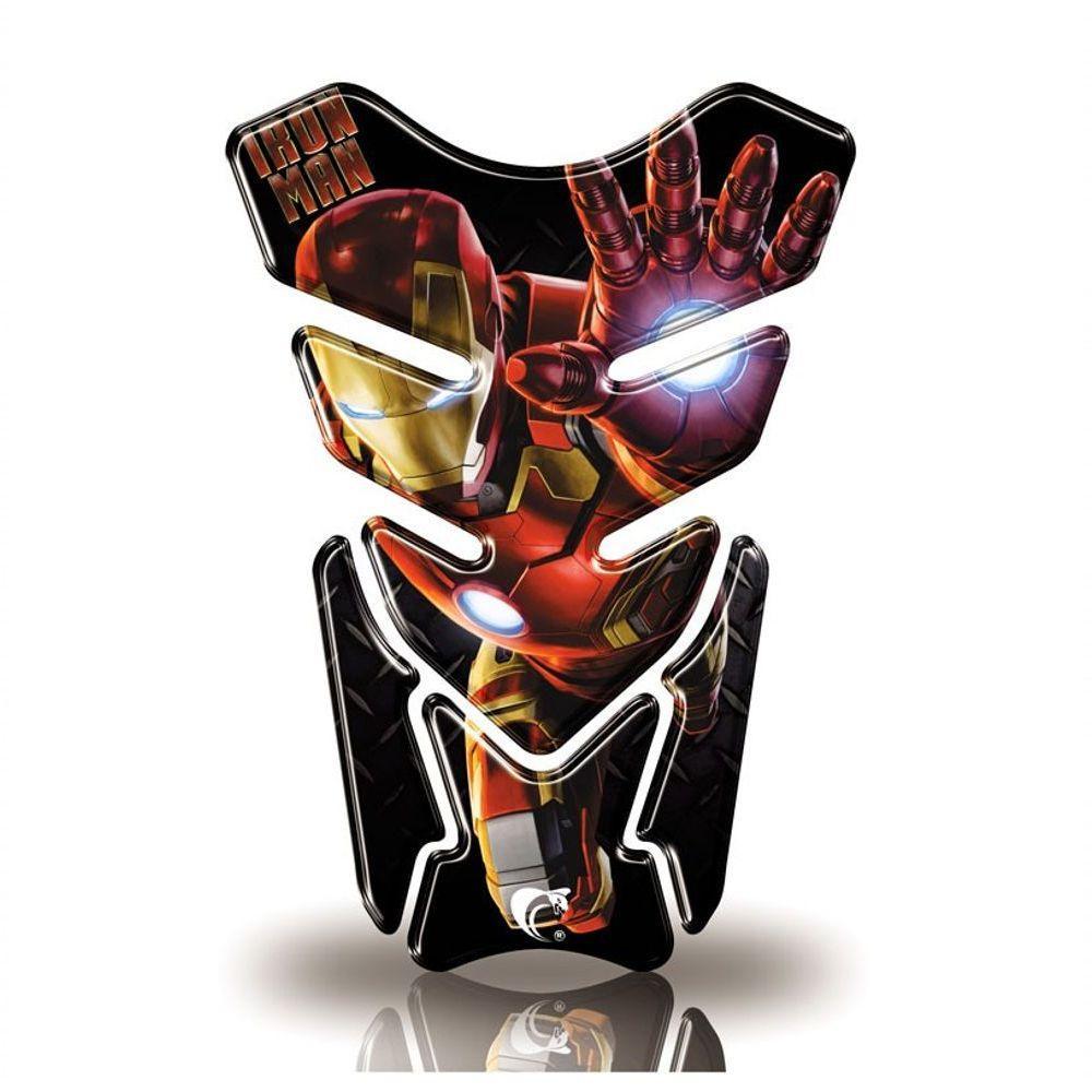 Protetor De Tanque Adesivo Moto Homem De Ferro Vermelho - 1