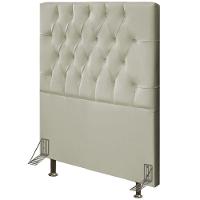 Cabeceira Cama Box Solteiro 90cm Diamante D10 Corano Bege - 5