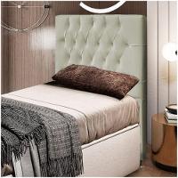 Cabeceira Cama Box Solteiro 90cm Diamante D10 Corano Bege - 17