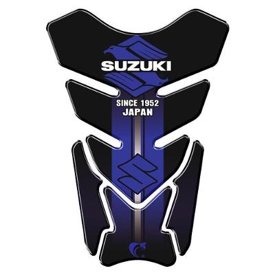 Protetor De Tanque Adesivo Moto Suzuki Azul Azul E Preto
