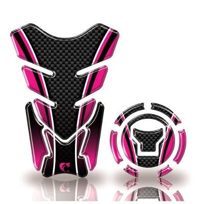 Adesivo Protetor Tanque E Bocal Honda Acima 2018 Carbono Pink