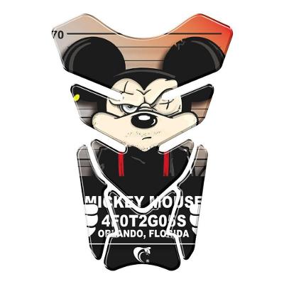 Protetor De Tanque Adesivo Moto Honda Yamaha Suzuki Mickey Vermelho