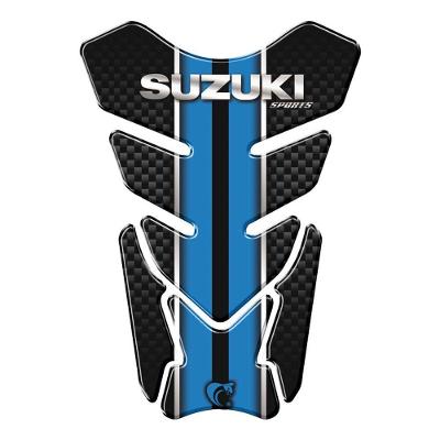 Adesivo Resinao Protetor De Tanque Moto Suzuki Todos Os Anos Azul
