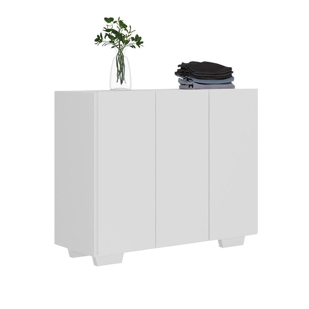 Armário Lavanderia Com 3 Portas 90 Cm Mp5034 Branco - 2