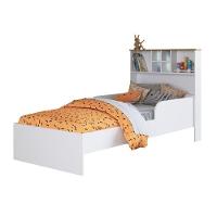 Cama Infantil Com Estante E Protetores 90 House Art In Móveis Branco - 1