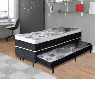 Bicama Umaflex Conjugada Romeo Solteiro Pt/Br Estampado