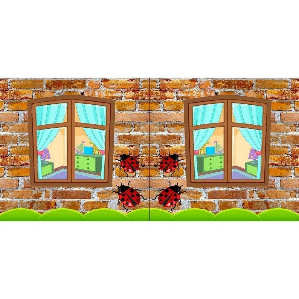 Cama Infantil Com Protetor E Cortina 90 Imaginação Meu Fofinho Art In Móveis Branco - 3