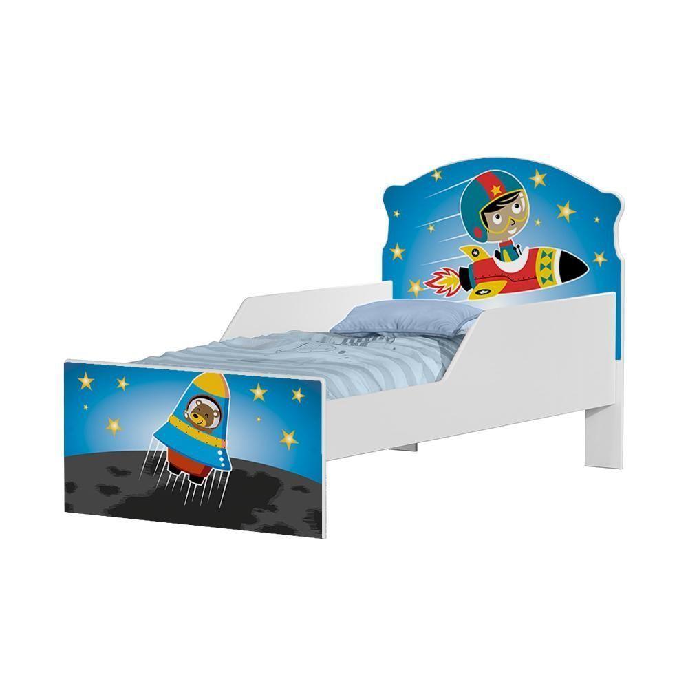 Mini Cama Astronauta E Foguete Com Colchão - 2