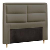 Cabeceira Casal Dobue Estoril 140cm Veloplus - Camurça - 3