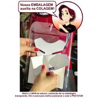 Kit Adesivo Resinado Protetor Tanque E Bocal Moto Honda Acima 2018 Vermelho Cor Vermelho E Preto - 6