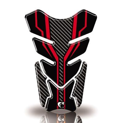 Protetor De Tanque Adesivo Moto Cg Twister Factor Fazer Gsx-S Preto Vermelho