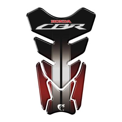 Adesivo Resinado Protetor De Tanque Moto Qualquer Moto Honda Cbr Vermelho Cor Vermelho E Preto