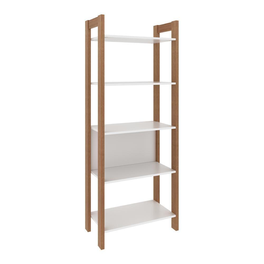 Estante Escritório Multiuso Multimóveis Cr25000 Amêndoa/branca - 2