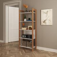 Estante Escritório Multiuso Multimóveis Cr25000 Amêndoa/branca - 1