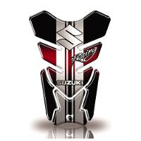 Protetor De Tanque Adesivo Moto Suzuki Racing Vermelho - 1