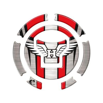 Adesivo Resinado Protetor De Bocal Honda + 2018 Escovado Vermelho